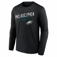 Philadelphia Eagles Hustle Long Sleeve T-Shirt - Black T-shirts