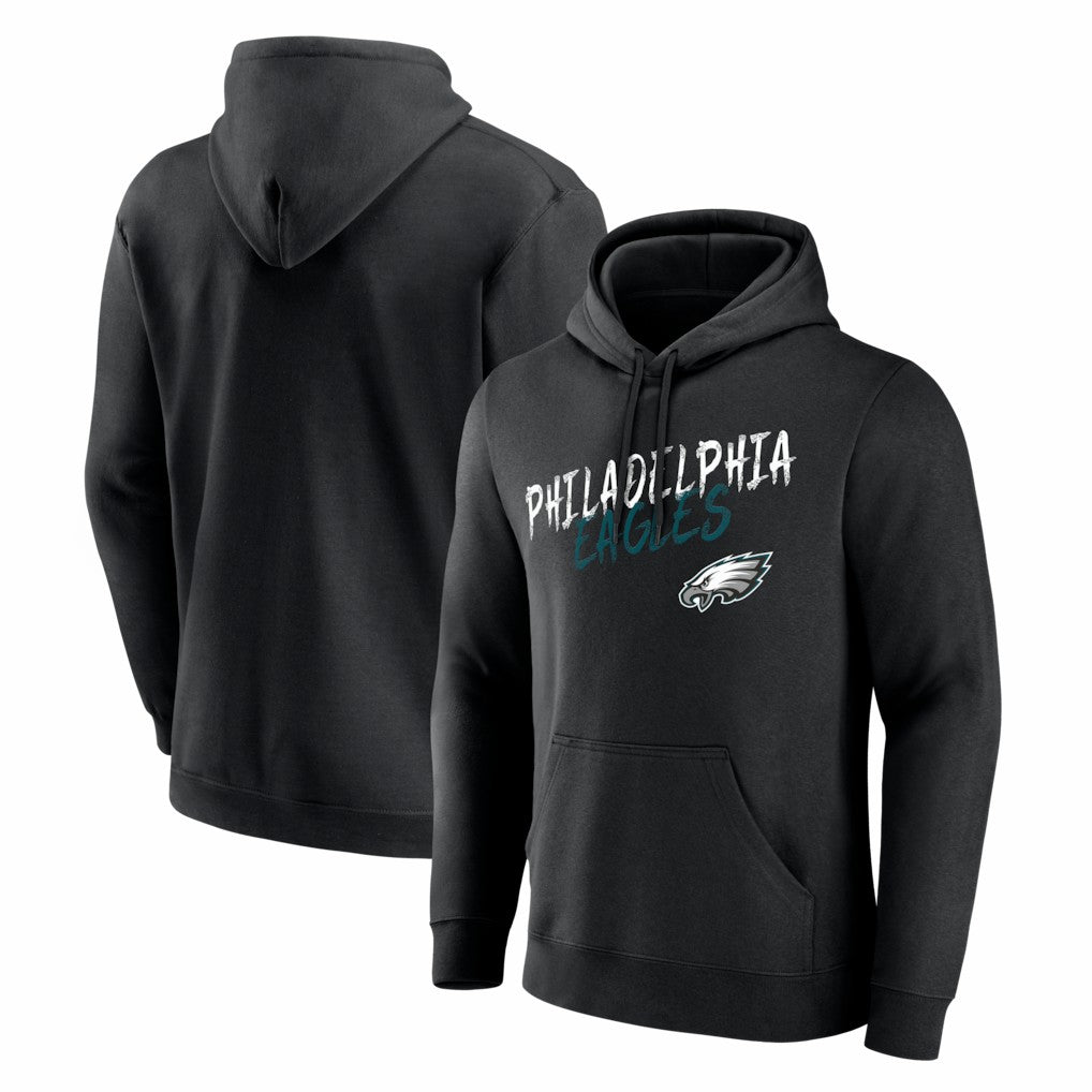 Philadelphia Eagles Hustle Hoodie - Black Hoodies