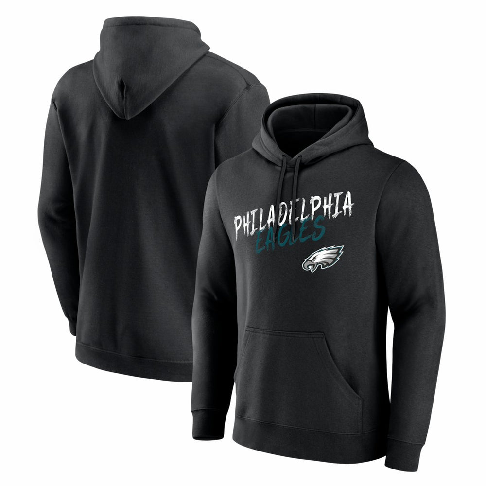 Philadelphia Eagles Hustle Hoodie - Black Hoodies