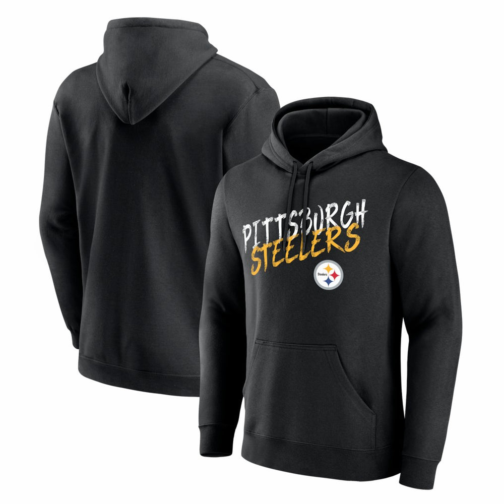 Pittsburgh Steelers Hustle Hoodie - Black Hoodies