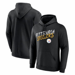Pittsburgh Steelers Hustle Hoodie - Black Hoodies