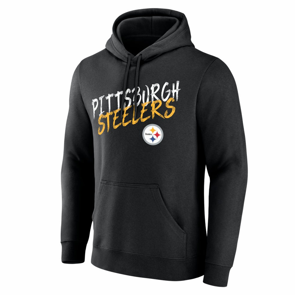 Pittsburgh Steelers Hustle Hoodie - Black Hoodies