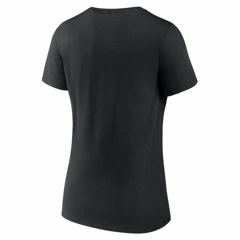 Pittsburgh Steelers Women's Hustle V-Neck T-Shirt - Black T-shirts