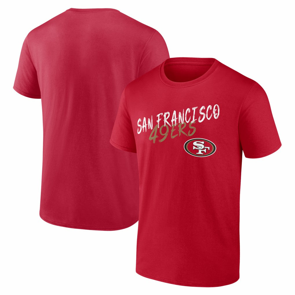 San Francisco 49ers Hustle T-Shirt - Scarlet T-shirts