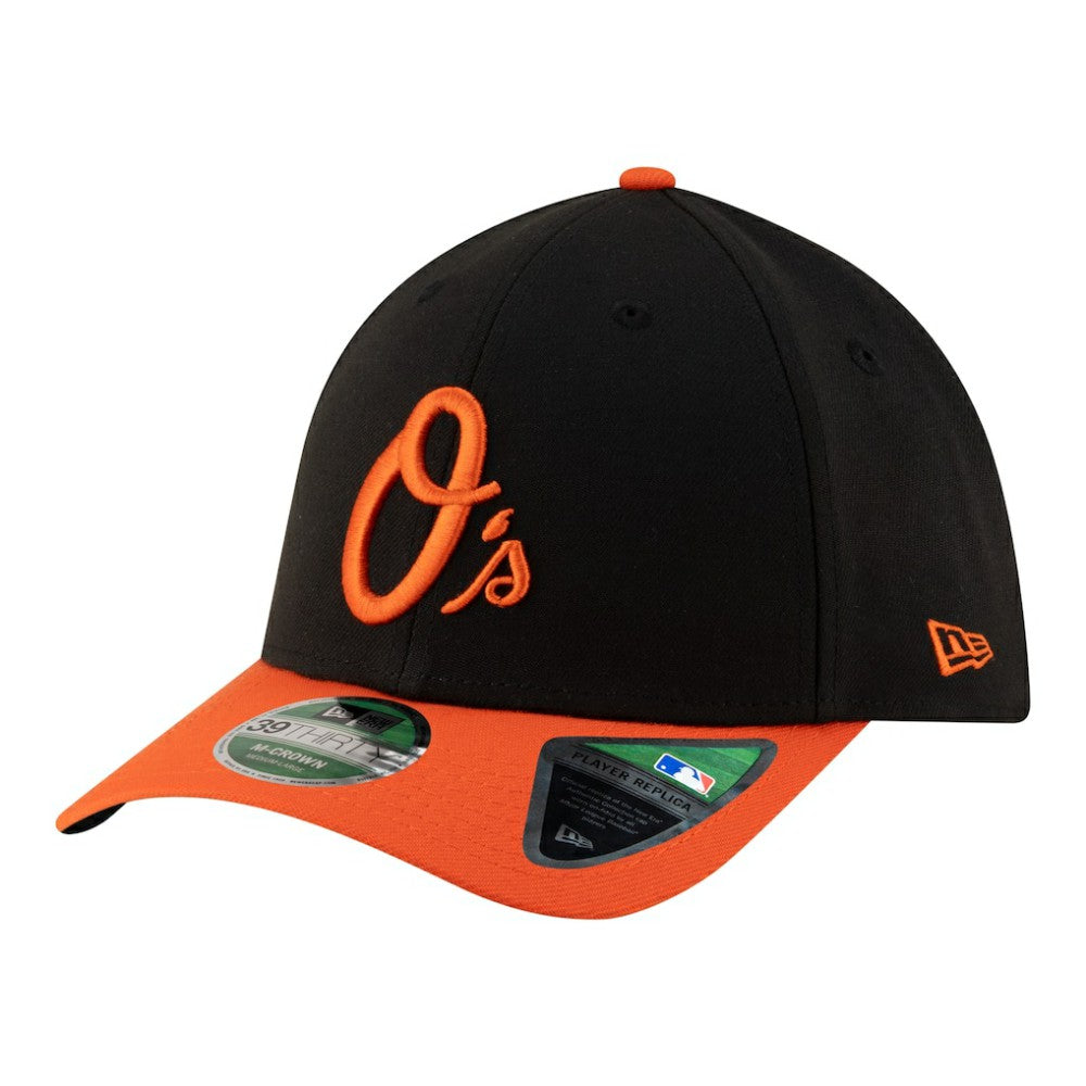Baltimore Orioles New Era Alternate Player Replica 39THIRTY M-Crown Flex Hat - Black Hats