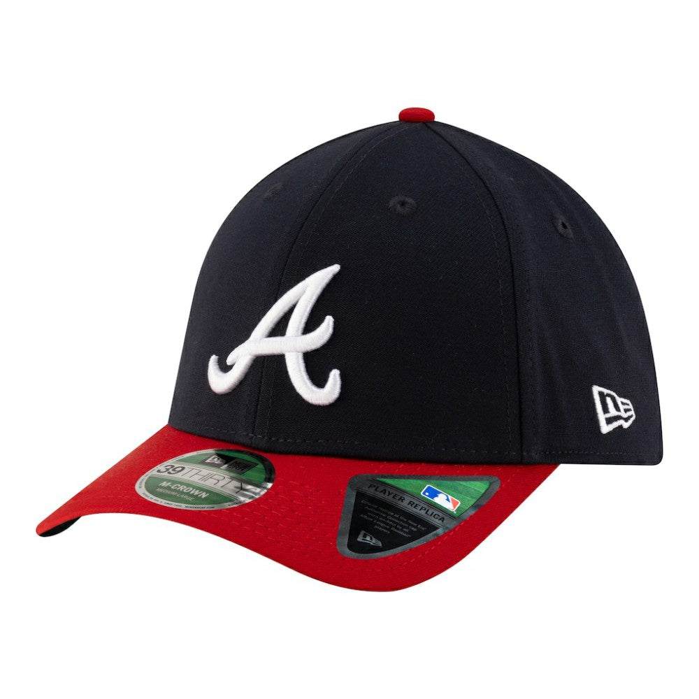 Atlanta Braves New Era Player Replica 39THIRTY M-Crown Flex Hat - Navy Hats