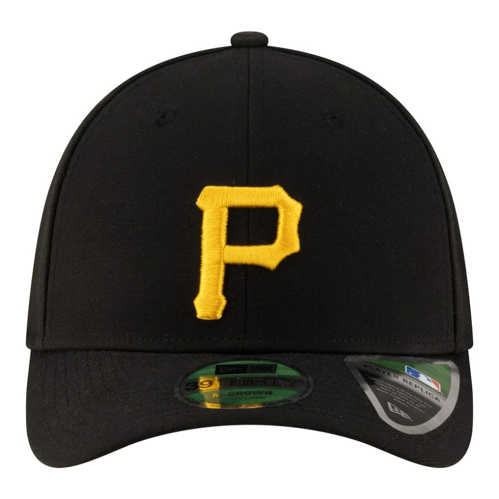 Pittsburgh Pirates New Era Player Replica 39THIRTY M-Crown Flex Hat - Black Hats