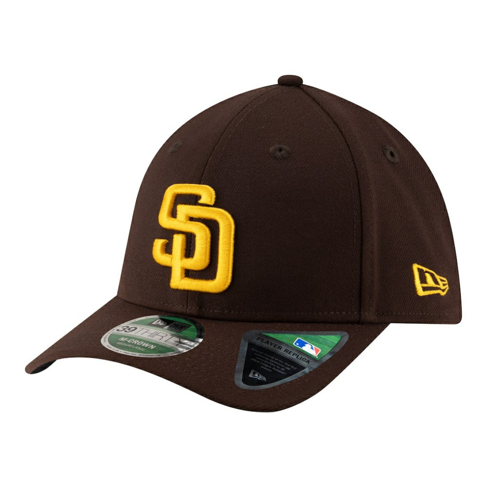 San Diego Padres New Era Player Replica 39THIRTY M-Crown Flex Hat - Brown Hats