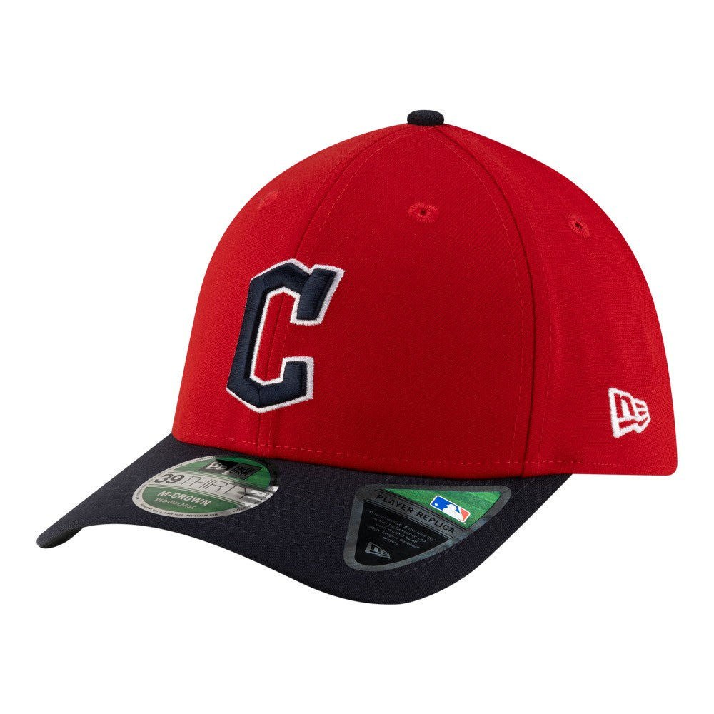 Cleveland Guardians New Era Player Replica 39THIRTY M-Crown Flex Hat - Red Hats