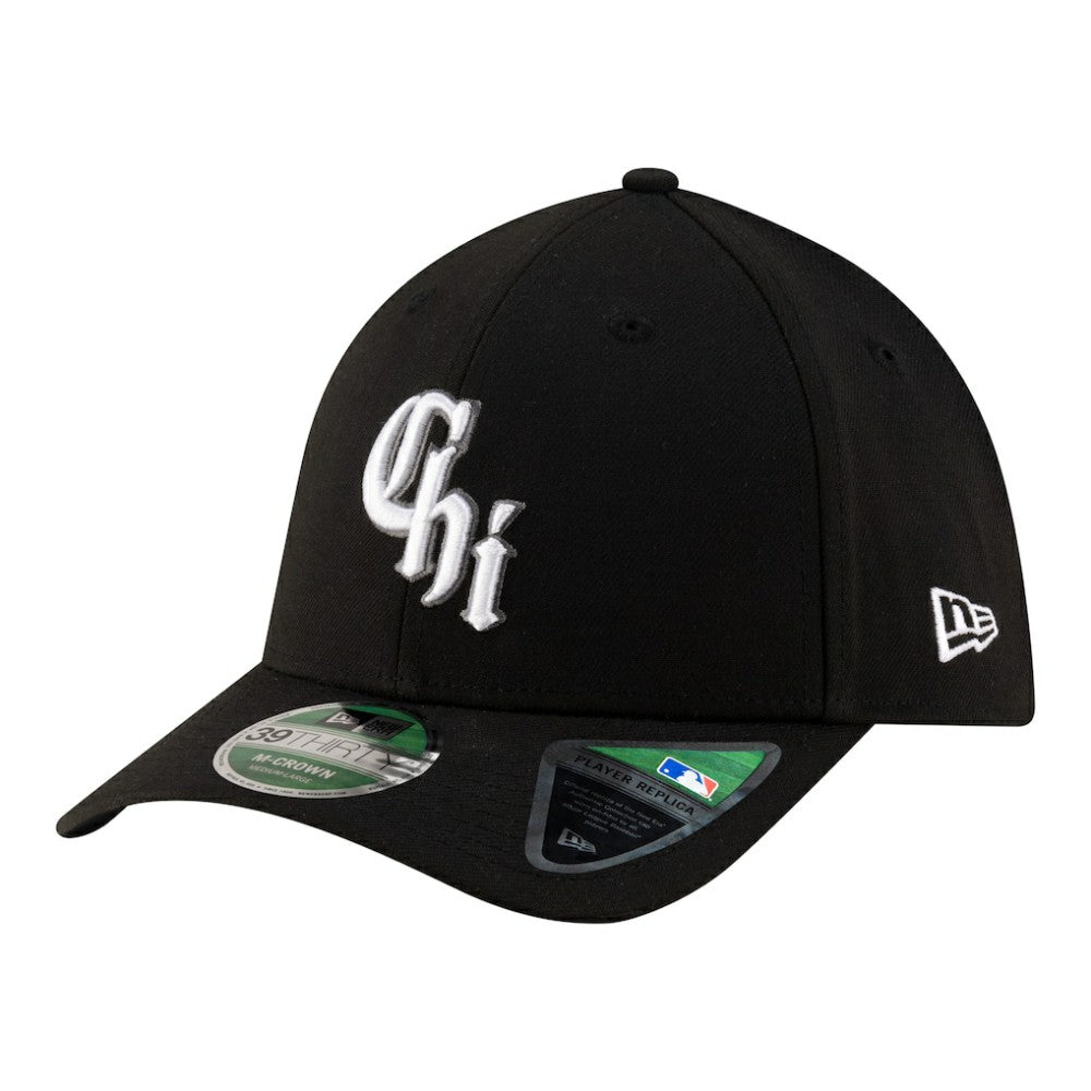 Chicago White Sox New Era Alternate Player Replica 39THIRTY M-Crown Flex Hat - Black Hats