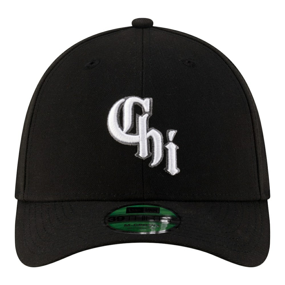Chicago White Sox New Era Alternate Player Replica 39THIRTY M-Crown Flex Hat - Black Hats