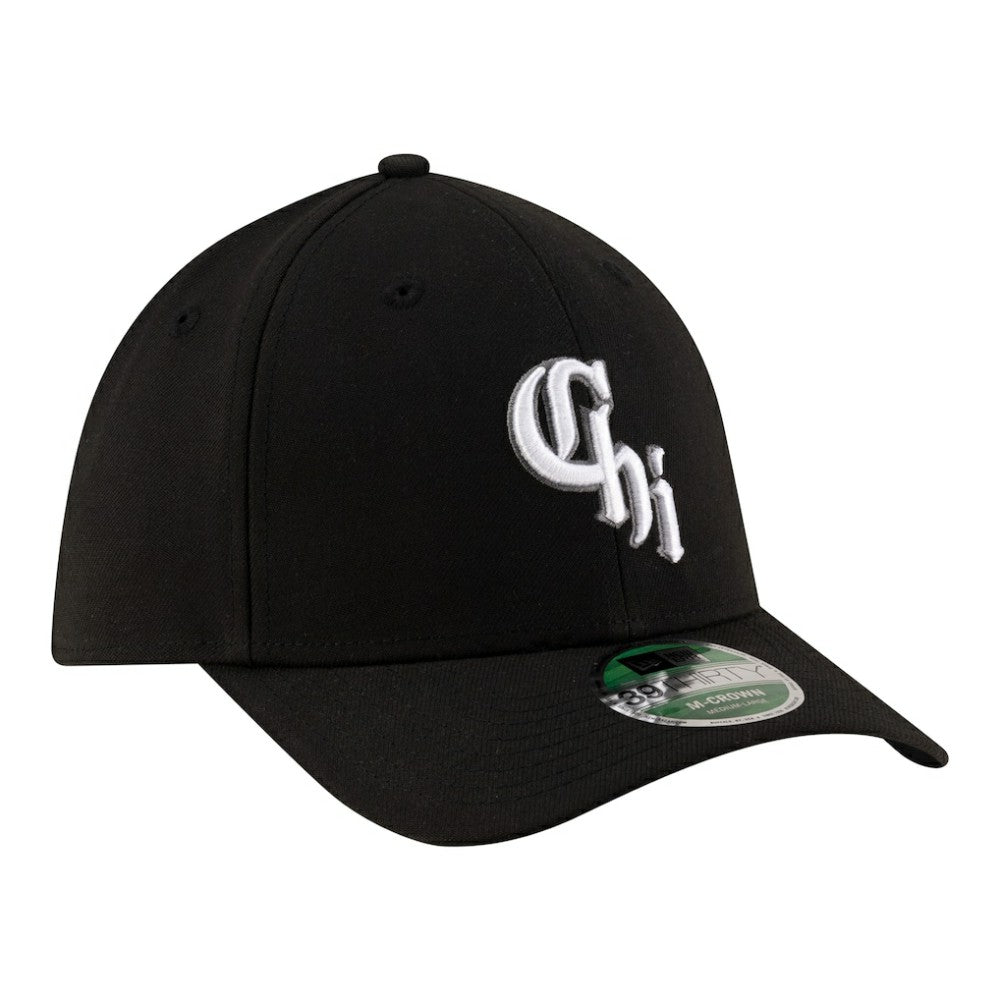 Chicago White Sox New Era Alternate Player Replica 39THIRTY M-Crown Flex Hat - Black Hats