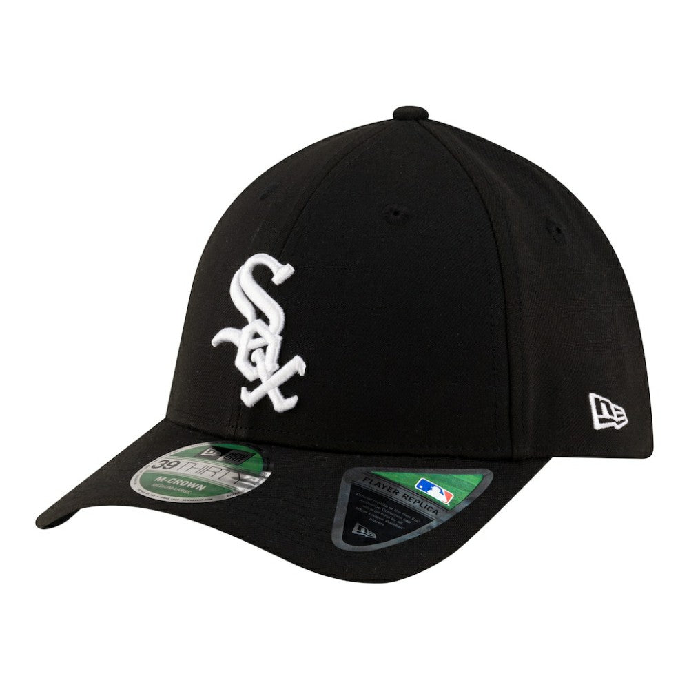 Chicago White Sox New Era Player Replica 39THIRTY M-Crown Flex Hat - Black Hats