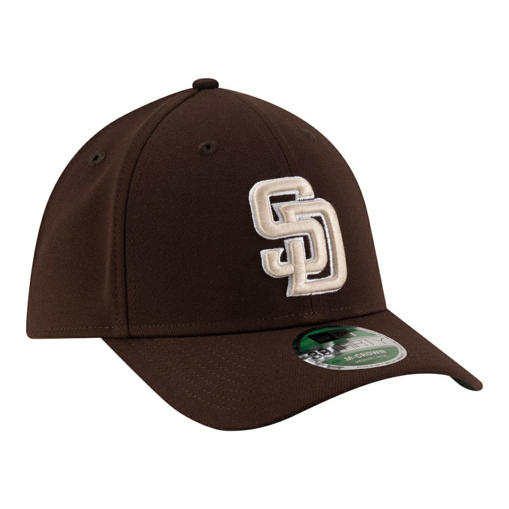 San Diego Padres New Era Alternate Player Replica 39THIRTY M-Crown Flex Hat - Brown Hats