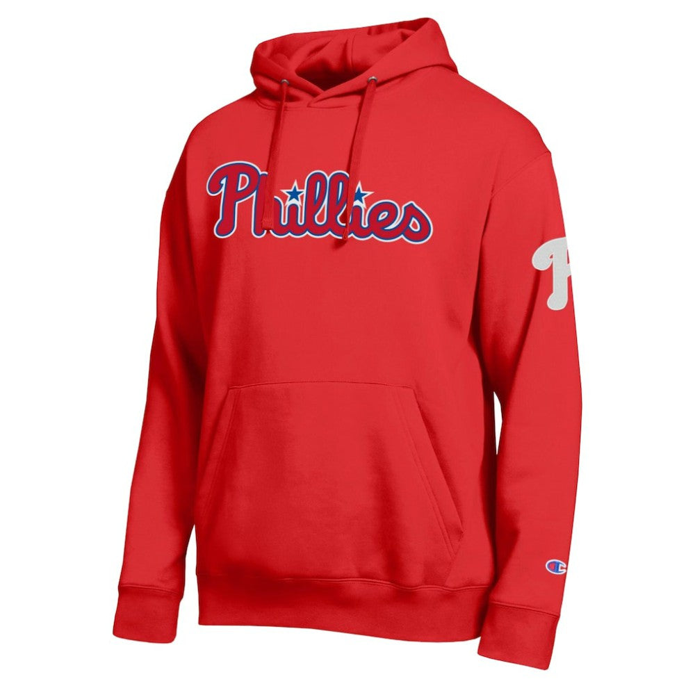 Philadelphia Phillies Champion All Star Wordmark Hoodie - Red Hoodies