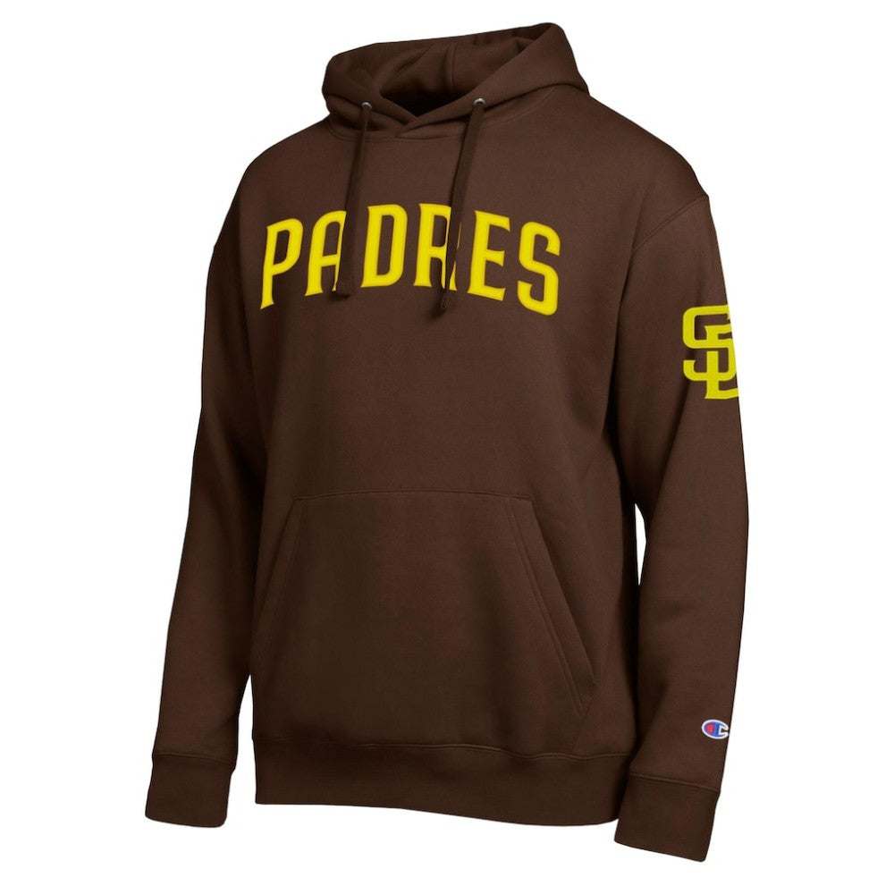 San Diego Padres Champion All Star Wordmark Hoodie - Brown Hoodies
