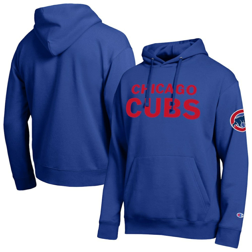 Chicago Cubs Champion All Star Wordmark Hoodie - Royal Hoodies