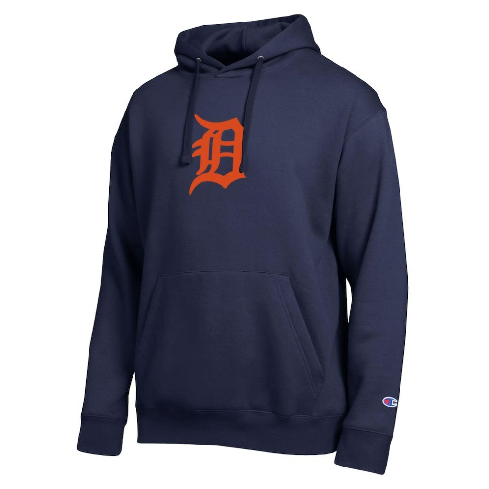 Detroit Tigers Champion All Star Embroidered Logo Hoodie - Navy Hoodies