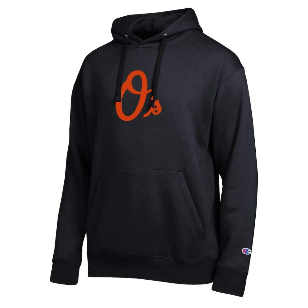 Baltimore Orioles Champion All Star Embroidered Logo Hoodie - Black Hoodies