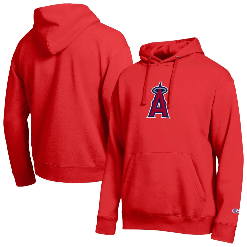 Los Angeles Angels Champion All Star Embroidered Logo Hoodie - Red Hoodies