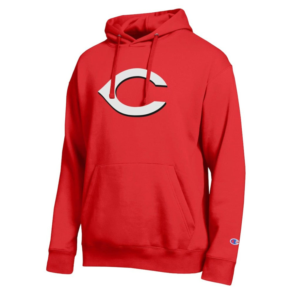 Cincinnati Reds Champion All Star Embroidered Logo Hoodie - Red Hoodies