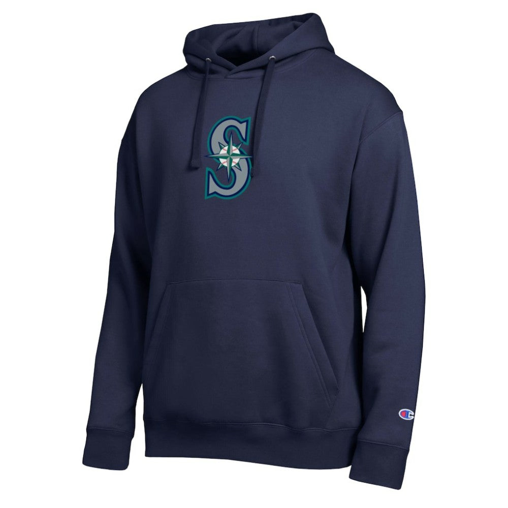 Seattle Mariners Champion All Star Embroidered Logo Hoodie - Navy Hoodies