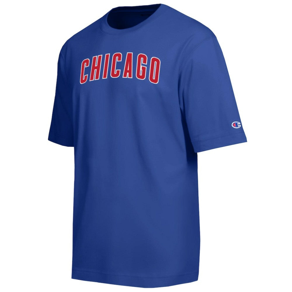 Chicago Cubs Champion All Star Chenille Wordmark T-Shirt - Royal T-shirts