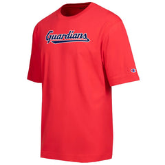 Cleveland Guardians Champion All Star Chenille Wordmark T-Shirt - Red T-shirts