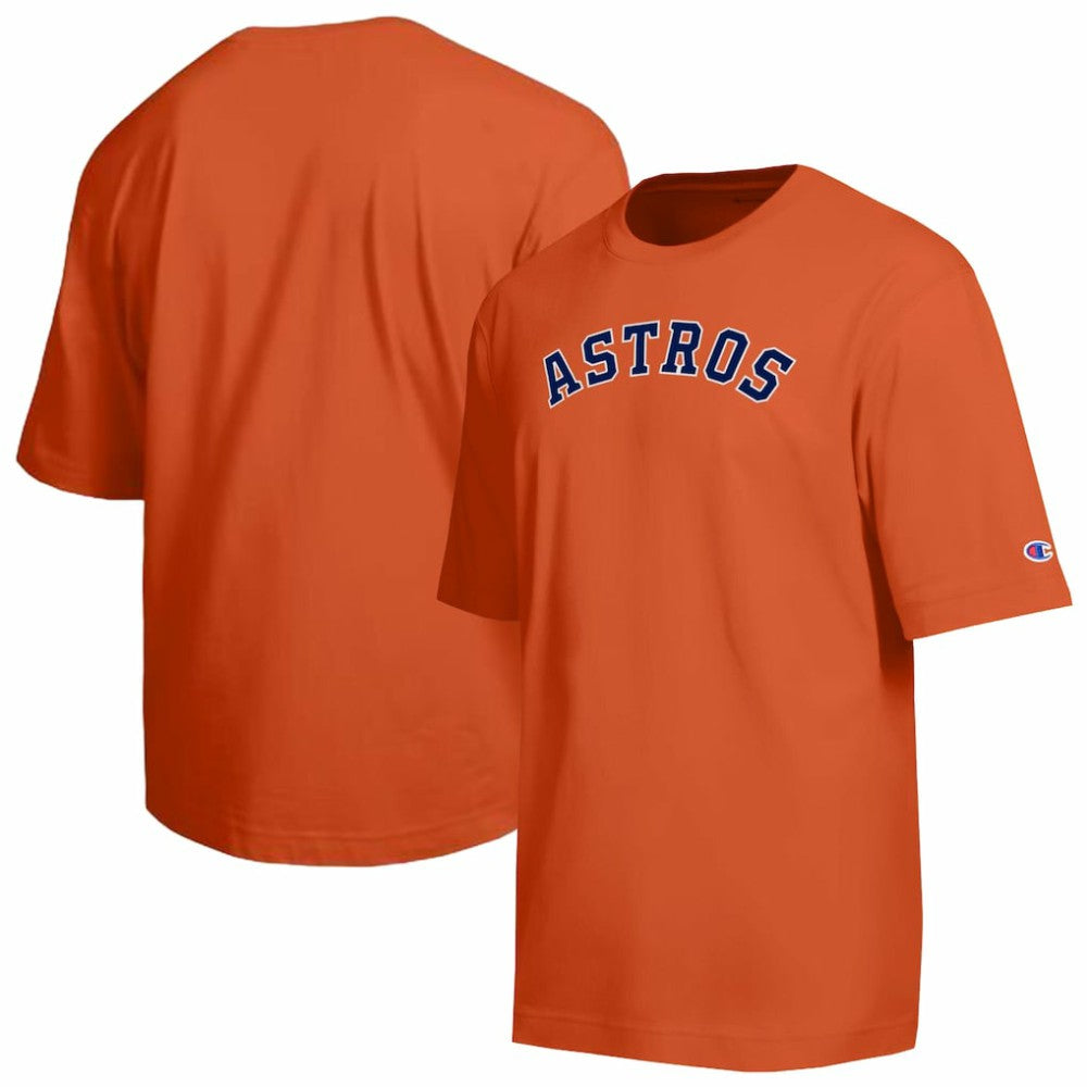 Houston Astros Champion All Star Chenille Wordmark T-Shirt - Orange T-shirts