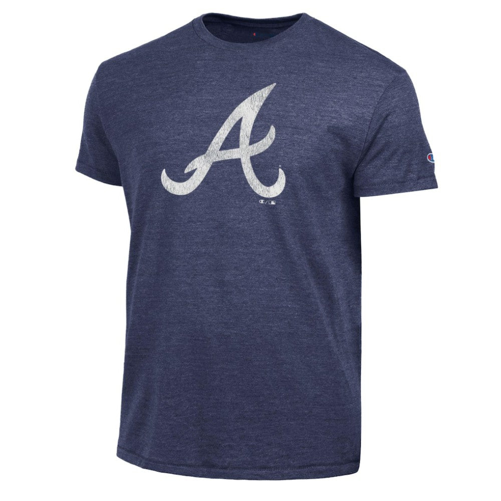 Atlanta Braves Champion Tri-Blend T-Shirt - Navy T-shirts