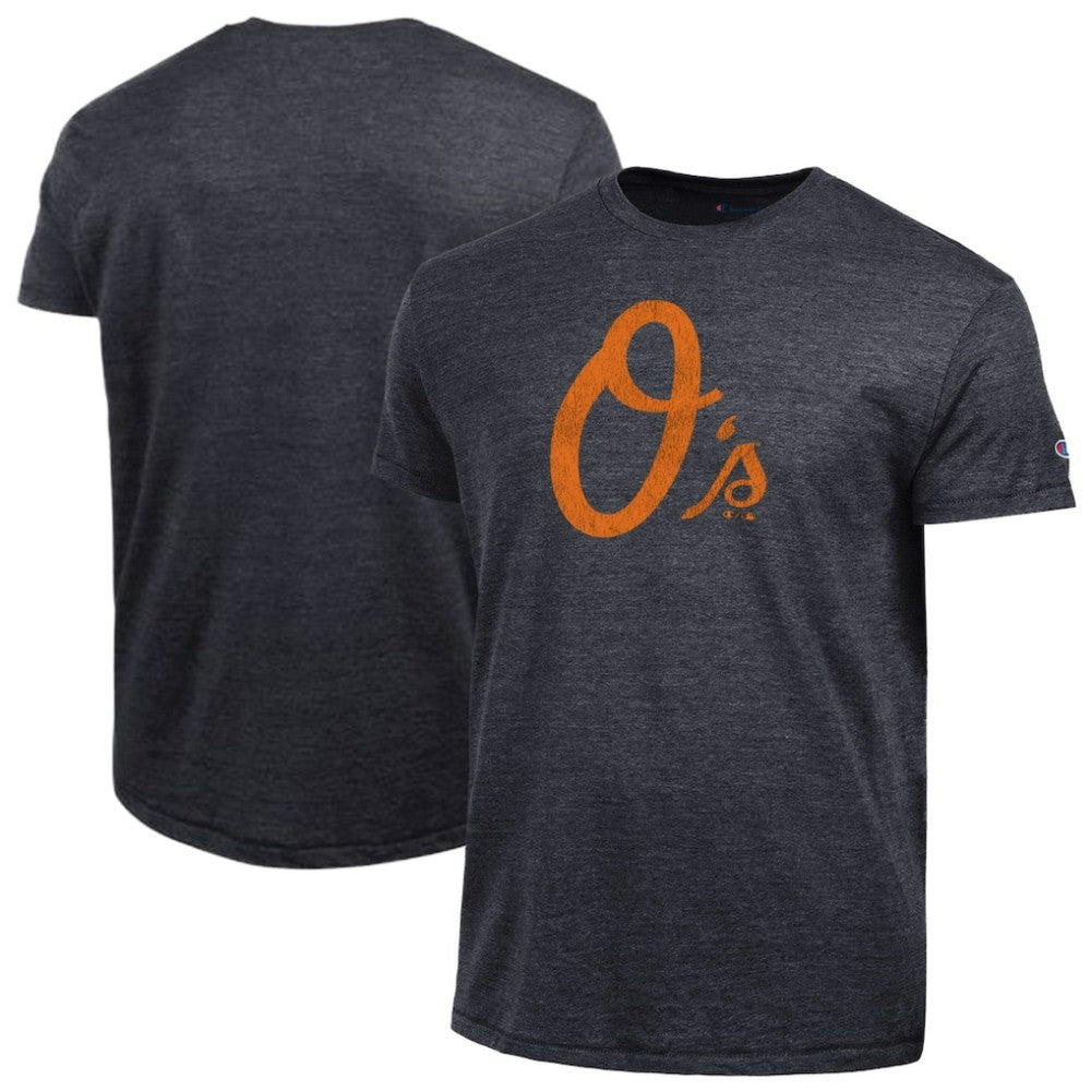 Baltimore Orioles Champion Tri-Blend T-Shirt - Black T-shirts