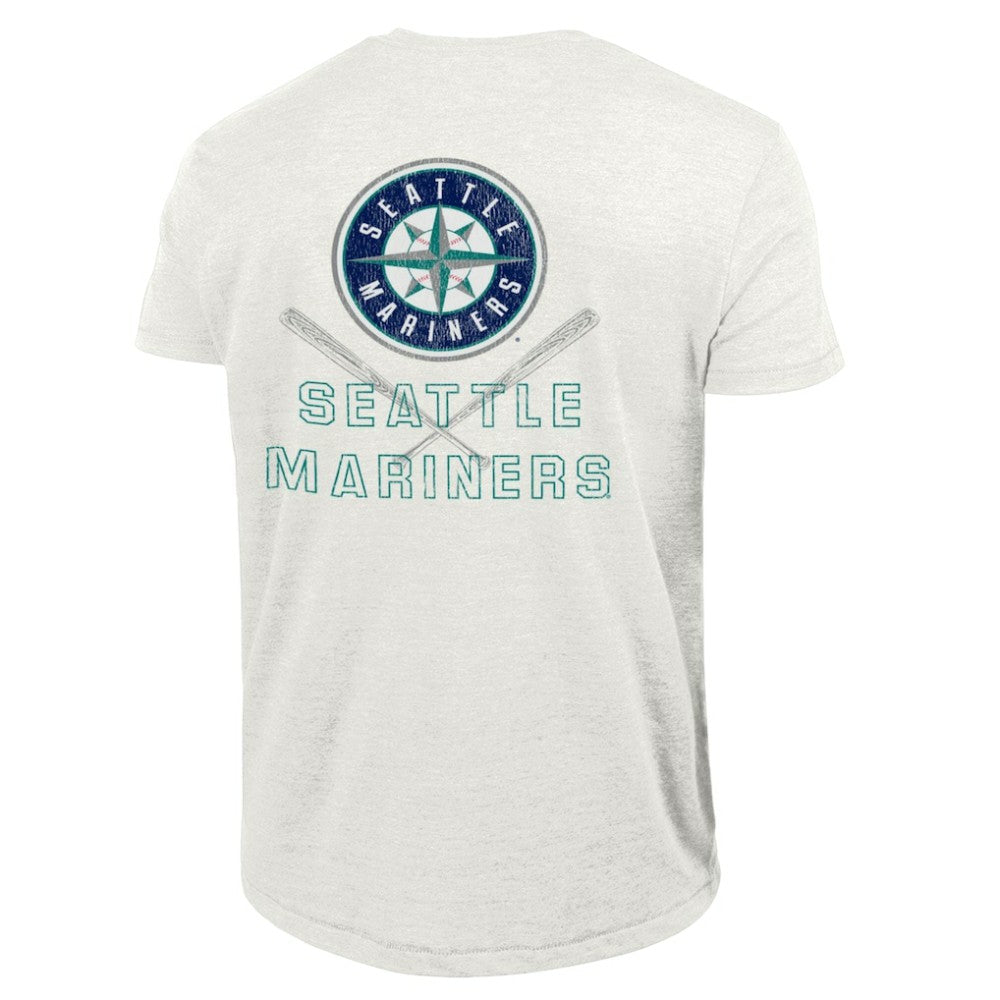 Seattle Mariners Champion Tri-Blend T-Shirt - Heather White T-shirts