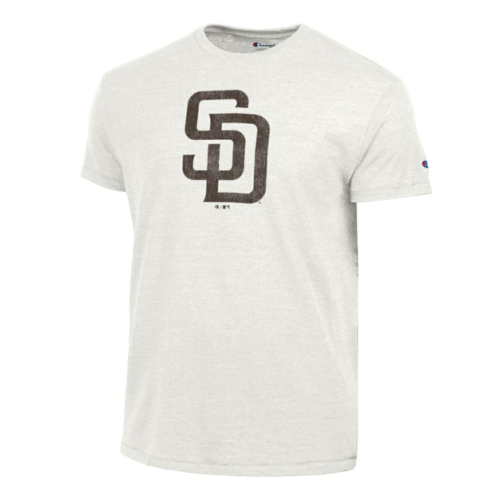 San Diego Padres Champion Tri-Blend T-Shirt - Heather White T-shirts