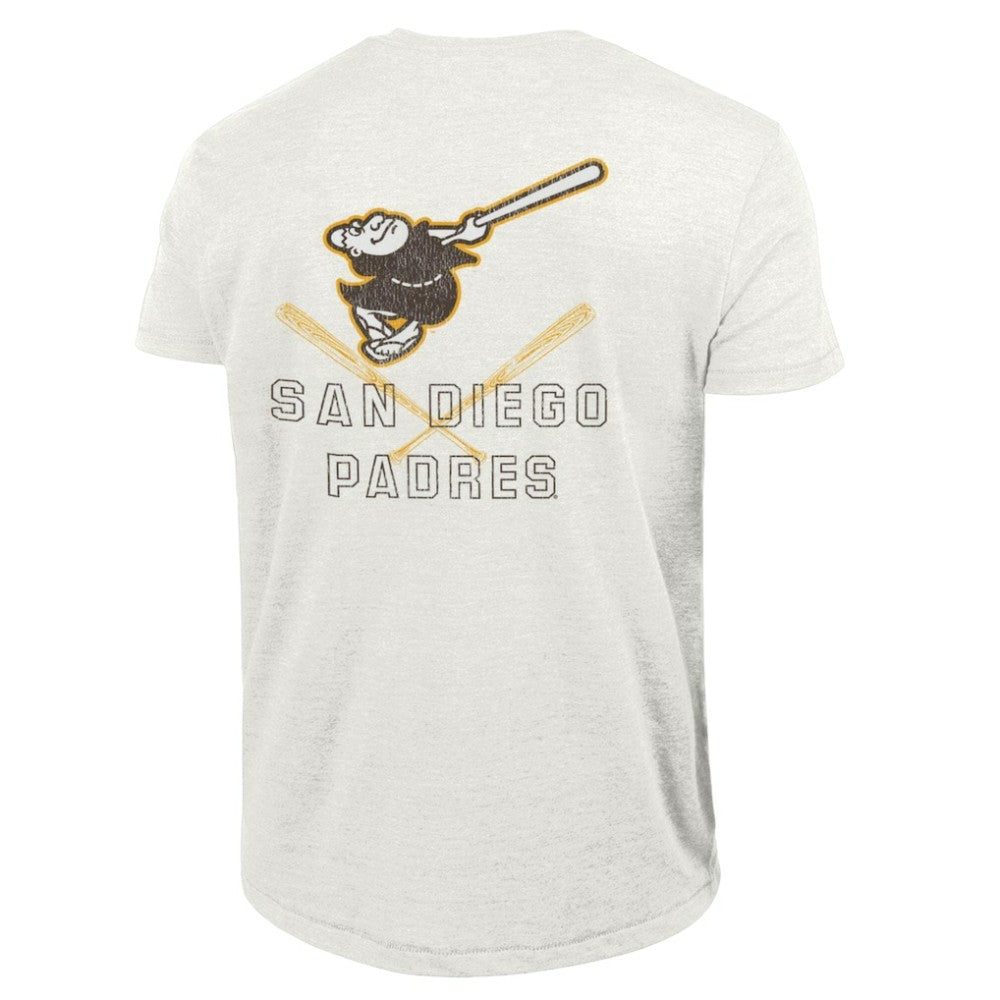 San Diego Padres Champion Tri-Blend T-Shirt - Heather White T-shirts