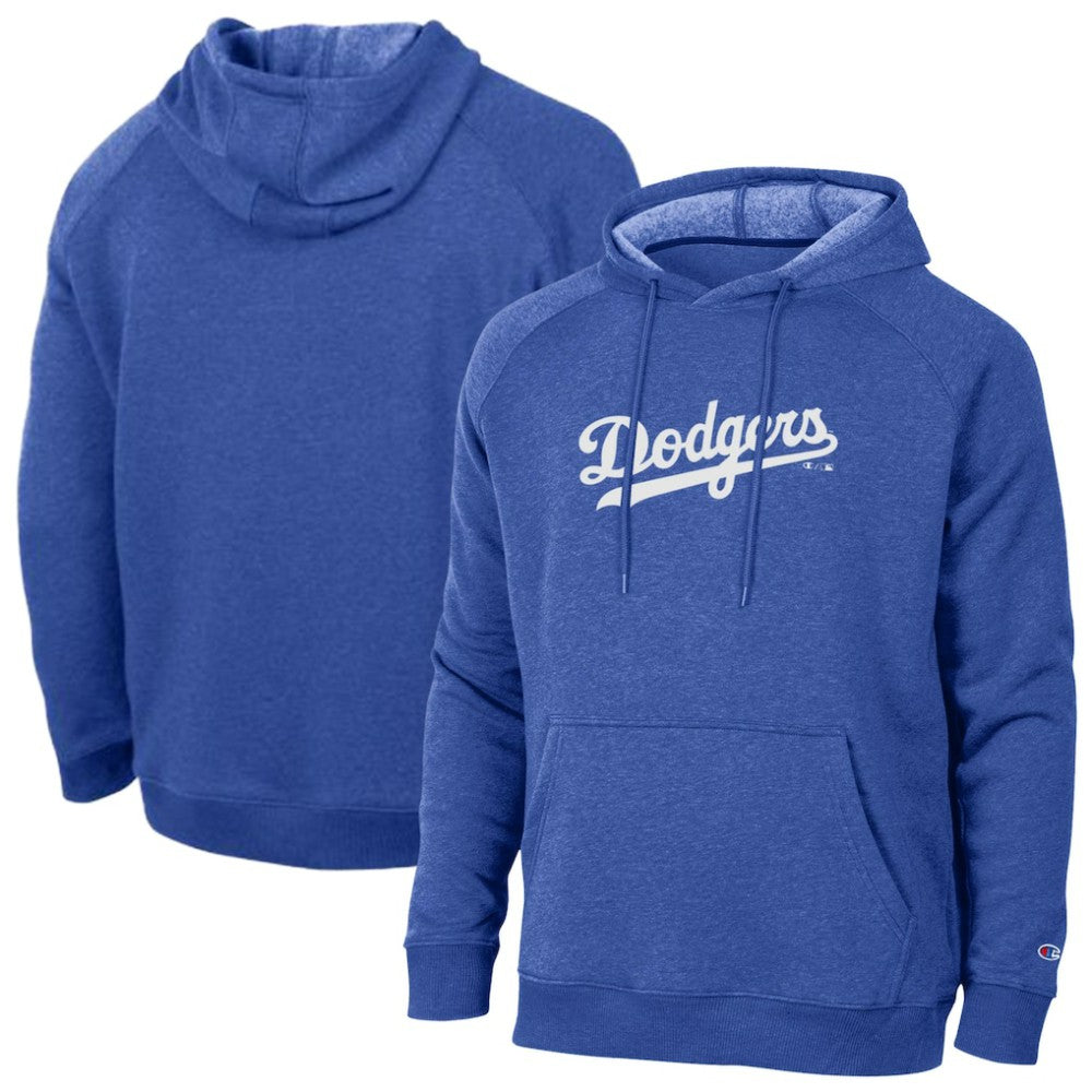 Los Angeles Dodgers Champion Triumph Tri-Blend Raglan Hoodie - Royal Hoodies