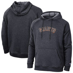 San Francisco Giants Champion Triumph Tri-Blend Raglan Hoodie - Black Hoodies