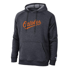Baltimore Orioles Champion Triumph Tri-Blend Raglan Hoodie - Black Hoodies
