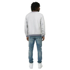 Atlanta Braves Champion Reverse Weave Sweatshirt - Heather Gray Sweatshirts