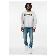 Milwaukee Brewers Champion Reverse Weave Sweatshirt - Heather Gray Sweatshirts