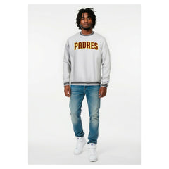 San Diego Padres Champion Reverse Weave Sweatshirt - Heather Gray Sweatshirts