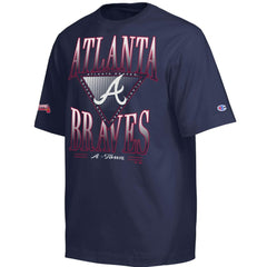 Atlanta Braves Champion Traditions Two Locations T-Shirt - Navy T-shirts