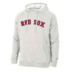 Boston Red Sox Champion Triumph Tri-Blend Raglan Hoodie - Heathered Core Ultra Light Grey Hoodies