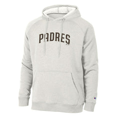 San Diego Padres Champion Triumph Tri-Blend Raglan Hoodie - Heathered Core Ultra Light Grey Hoodies