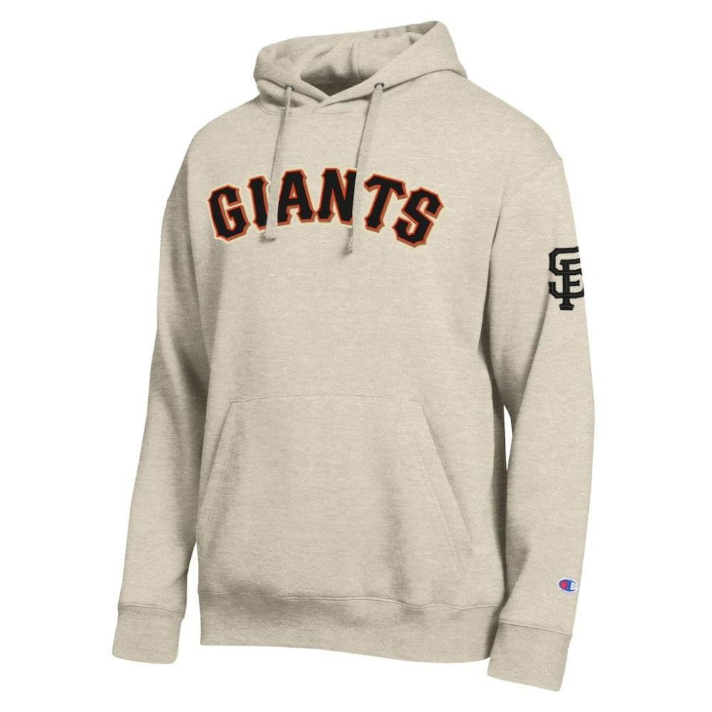 San Francisco Giants Champion All Star Chenille Patch Hoodie - Oatmeal Hoodies