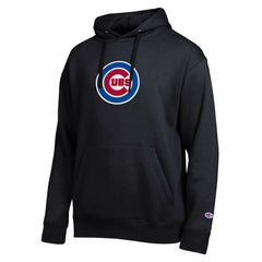 Chicago Cubs Champion All Star Embroidered Logo Hoodie - Black Hoodies