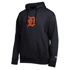 Detroit Tigers Champion All Star Embroidered Logo Hoodie - Black Hoodies