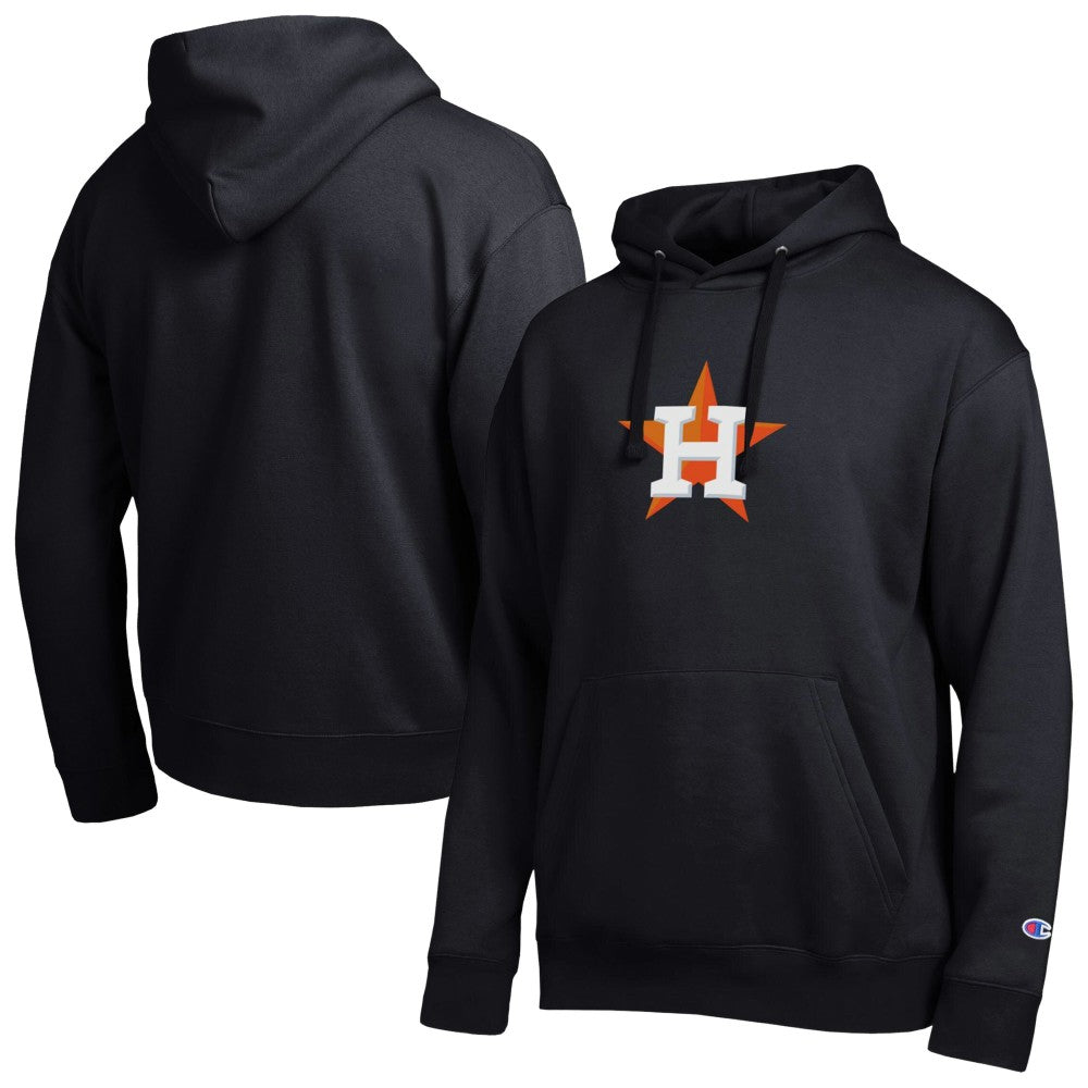 Houston Astros Champion All Star Embroidered Logo Hoodie - Black Hoodies