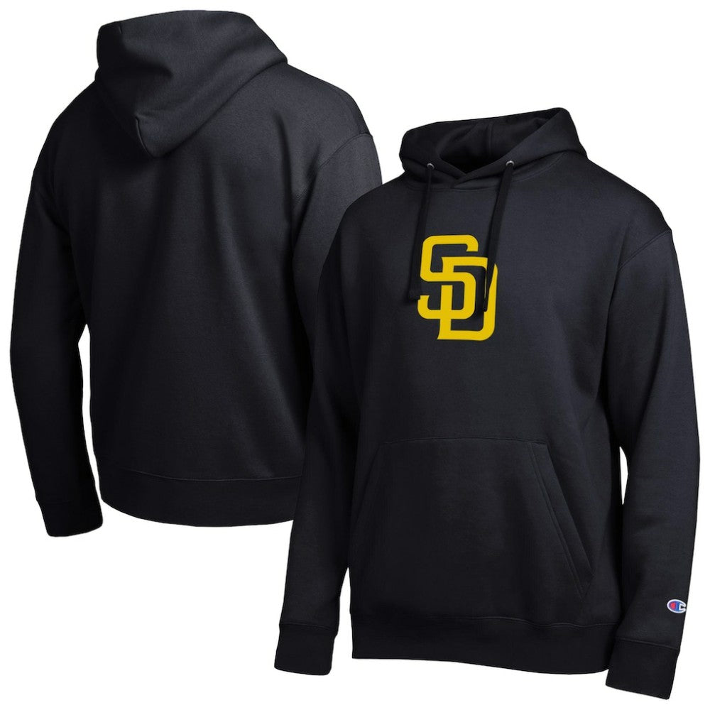 San Diego Padres Champion All Star Embroidered Logo Hoodie - Black Hoodies