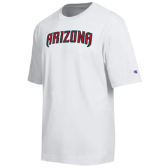 Arizona Diamondbacks Champion All Star Arched Chenille Wordmark T-Shirt - White T-shirts