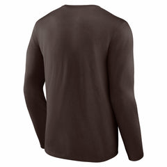 Cleveland Browns Hustle Long Sleeve T-Shirt - Brown T-shirts